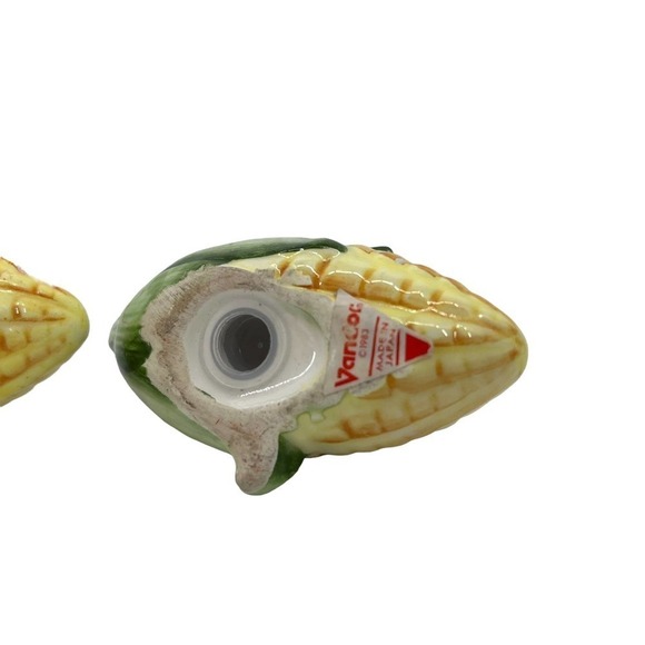 Vintage Salt & Pepper Shakers Corn Cob Vancor Ceramic Collectible - Picture 5 of 5